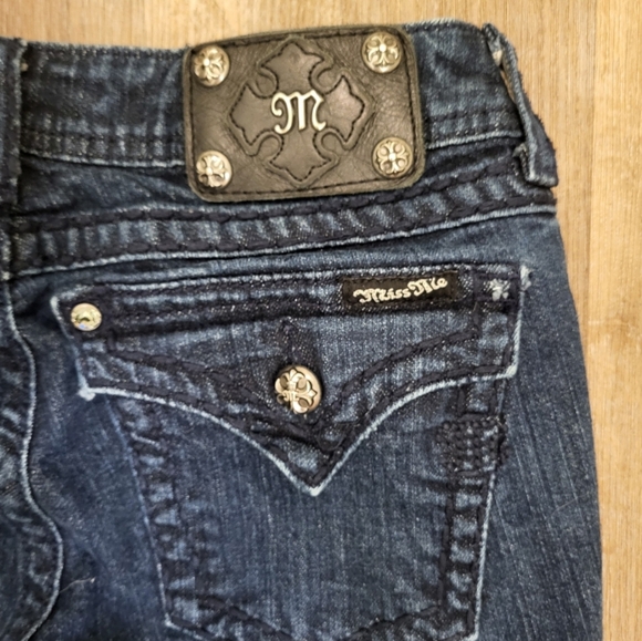 Miss Me Low-rise Skinny Size 29 Dark Wash Blue - Picture 5 of 9